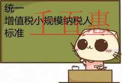 统一小规模纳税人标准相关问题解答 统一小规模纳税人标准相关问题解答
