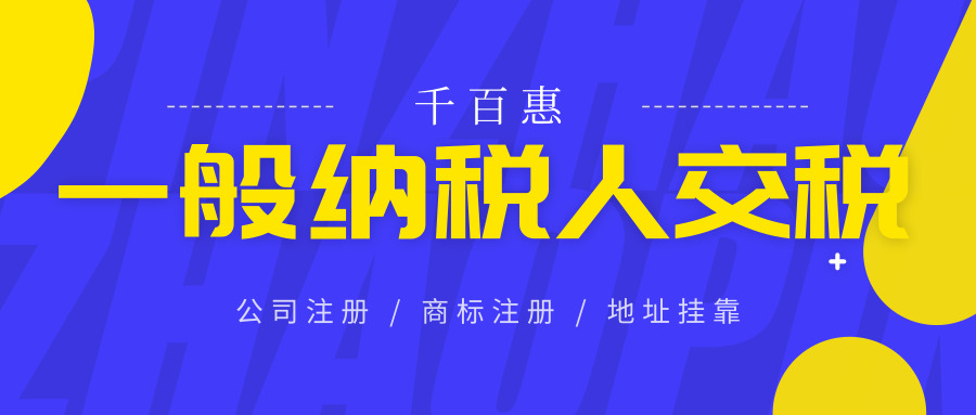 一般纳税人交税